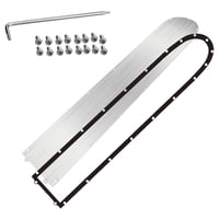 Magideal - Cubierta Inferior De Scooter Eléctrico Placa Metálica De Acero Inoxidable Impermeable Protección Batería Accesorios Resistente A Impactos Adecuada Para Pro Pro2