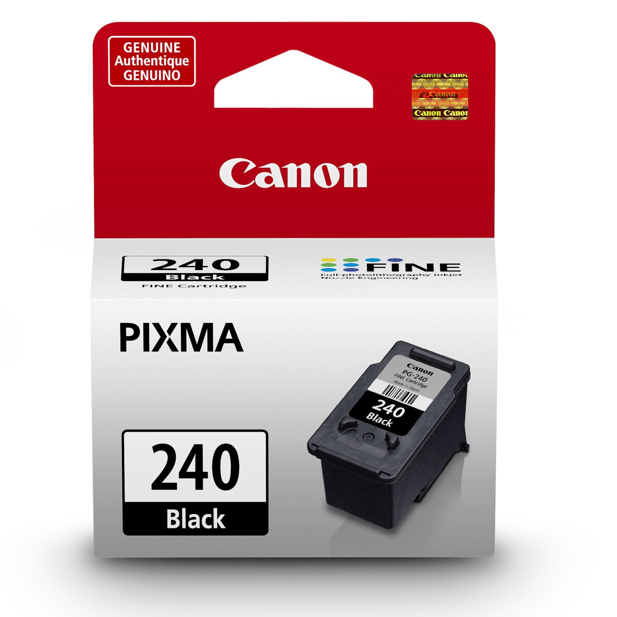Cartucho De Tinta Canon Pg-240 Negro Genuino