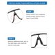 thumbnail image 4 of Almohadillas nasales de repuesto Firtox para gafas de sol Oakley Jawbreaker, 4 of 5