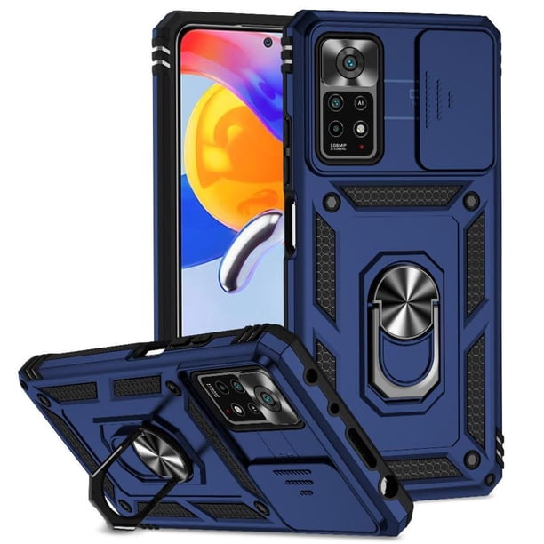 Estuche GANGXUN para Xiaomi Redmi Note 11 Pro 4G/5G, soporte giratorio 360°, estilo mecánico y magnético