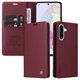 thumbnail image 3 of Funda Billetera de Cuero para Samsung Galaxy A36 5G con Tarjetero y Soporte - Tapa Magnética Rojo, 3 of 6