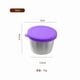 thumbnail image 2 of suxuMhao Vasos para Condimentos con Tapas, 6 Piezas Plateado y Morado 2.37 oz/70ML Vasos Pequeños para Salsa, Vasos Reutilizables para Salsas y Aderezos de Ensalada, Recipientes para Condimentos de, 2 of 3
