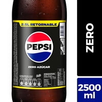 Bebida Zero Sabor Cola Botella Retornable 2,5 L Pepsi