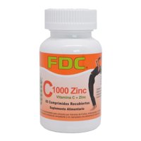 Fdc - Vitamina C 1000 + Zinc X 60 Comprimidos