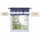 thumbnail image 4 of Cortinas con cenefa ACHIM Soft Live Love Laugh, azul marino, 4 of 6