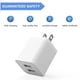 thumbnail image 3 of Cargador de pared USB iGenJun de 2,4 A con doble puerto USB para iPhone Samsung, 3 of 8