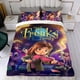 thumbnail image 4 of Mi Familia Extraña Conjunto de sábanas temático, trío de piezas, cómodo y amigable con la piel, diseño único, regalo de decoración para el hogar para familiares, amigos y fans,140cm *210cm, 4 of 6