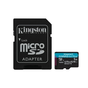 Tarjeta Microsd Kingston Canvas Go Plus De 1Tb Negro