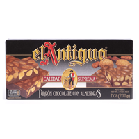 Turrón Chocolate Con Almendras Tostada El Antiguo 1 X 200 Gr
