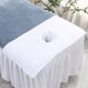 thumbnail image 1 of 40*80cm Thickened Beauty SPA Massage Table Planking Face Towel With Hole Bed Bandana, 1 of 3