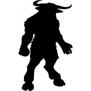 Rienda Libre Graphics - Decomural Minotaur Mythical Monster Ws-15304
