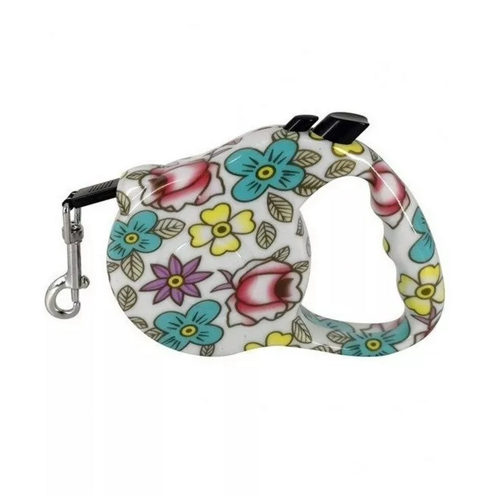 Defensor - Correa Retráctil, Con Botón De Frenado, Perros Mascotas 3mts