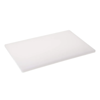 Genérico - Tabla Corte Profesional Blanca Tabla Profesional 46X32X1.8Cm