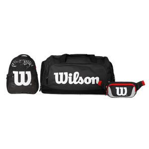 Pack Wilson Bolso Luton + Banano Delta + Mochila Sweet Negra