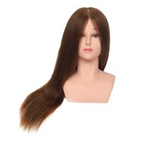 Magideal - Cabeza De Maniquí De 21 Pulgadas, Peinado, Peluquería, Entrenamiento Del Cabello, Cabeza De Muñeca De Maniquí Para Cortar, Práctica De Cosmetología , Color 54Cm