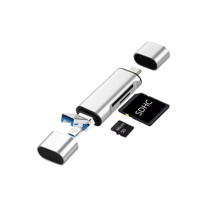 Eon - Adaptador Lector Tarjeta Sd Micro Sd A Usb Tipo C Micro Usb