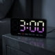 thumbnail image 2 of REGALWOVEN Reloj Despertador Digital Dual, Pantalla de Números Grandes, Relojes de Pared Regulables, Temperatura, Día de la Semana, Alarmas de Escritorio DST Rosa 8.3"L x 1.2"W x 4.3"H, 2 of 7