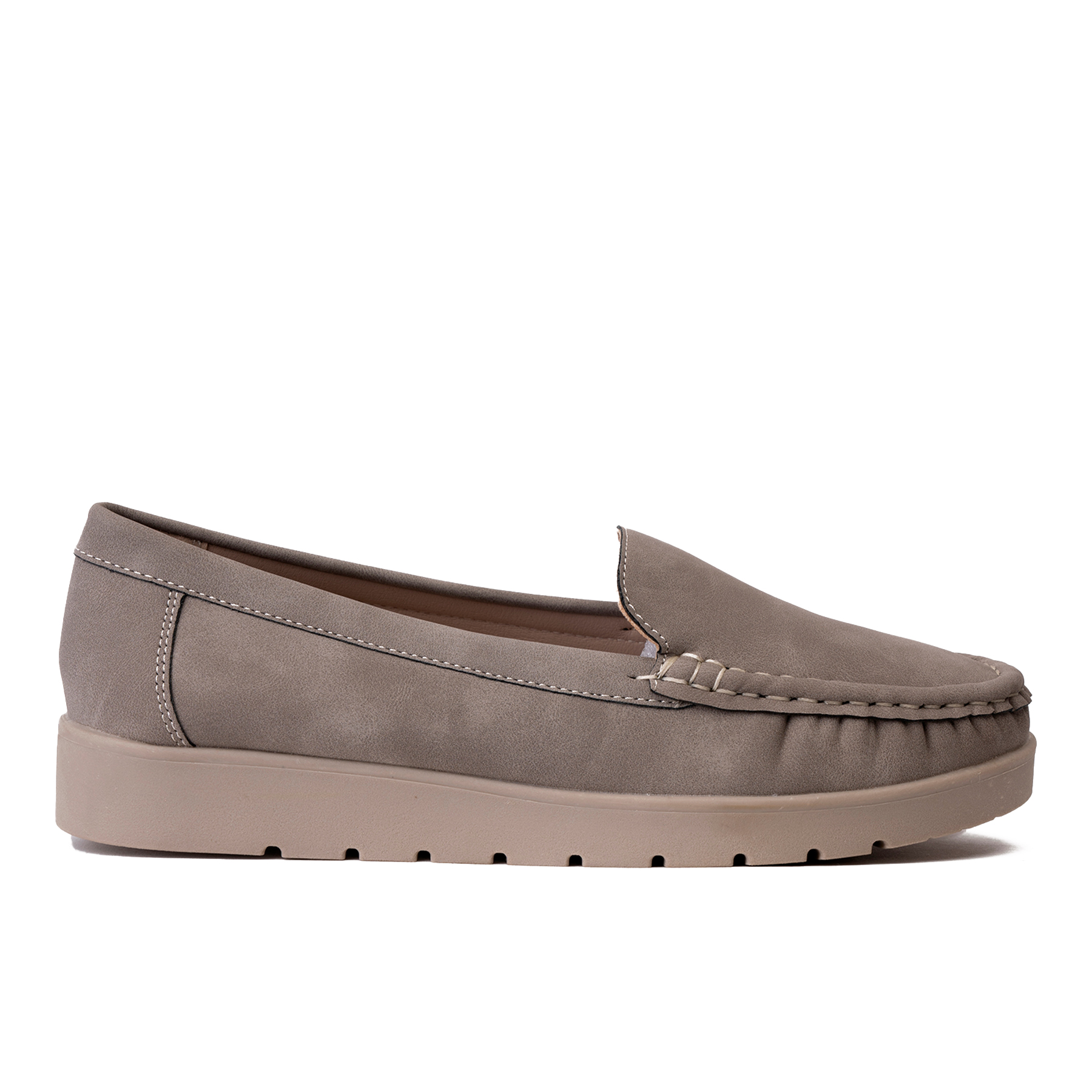 Mocasín Mujer Gris Eladia Thunder Blue