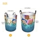 thumbnail image 5 of Bubble Guppies Cesta de lavandería de gran capacidad redonda con asa, bolsa para ropa sucia plegable, almacenamiento para dormitorio, baño y lavadero 44x35 cm, 5 of 6