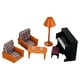 thumbnail image 2 of Lámpara De Mesa De Sofá De Piano De Plástico 1/12 Mini Escena DIY Modelo Artesanal Niños Niñas, 2 of 5
