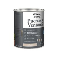 Rust-Oleum - Pintura Puertas Interior Y Exterior Gris Alpino Satinado 946 Ml