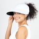 thumbnail image 5 of Sombrero Sunblocker de ala ancha Ponyflo, poliéster blanco, 5 of 6