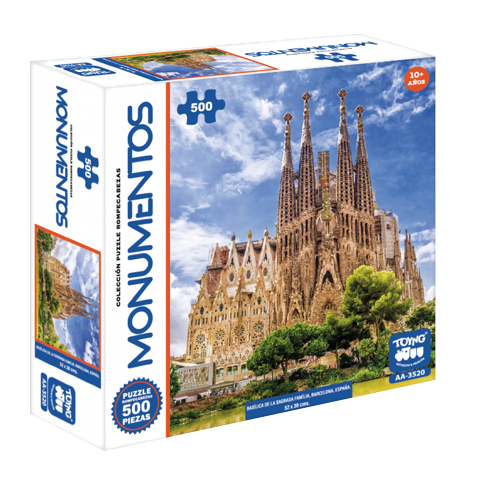 Puzzle Basílica De La Sagrada Familia (500 Piezas) - Toyng