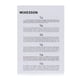 thumbnail image 2 of Eye Test Chart McKesson Jaeger - Tarjeta portátil (12 cm de distancia), 2 of 3