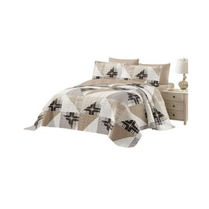 Genérico - Cubrecama Quilt Reversible Elegante Y Liviano 2 Plazas