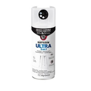 Rust-Oleum - Pintura En Spray Ultra 5 En 1 Multisuperficie Anticorrosiva Blanco Satinado 340 G