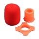 thumbnail image 4 of Protección De Micrófono De Mano Parabrisas Soporte De Manga De Varilla Inferior Cubierta De Micrófono Rojo, 4 of 5