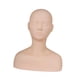 thumbnail image 5 of Cabeza de maniquí de entrenamiento Modelo de cabeza de maniquí con hombros Extensión de pestañas Cabeza de maniquí de cosmetología para práctica de, 5 of 5