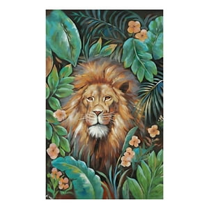 Genérico - Cuadro Decorativo Adorno Pared León Jungla Hogar Jhn