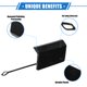 thumbnail image 3 of Tapa de Cubierta de Orificio de Ojo de Gancho de Remolque Compatible para Mercedes-Benz E550 2010-2013 Parachoques Trasero de Plástico, Negro, 3 of 7