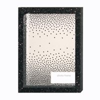 Vgo - Marco Madera Con Brillos Negro 20X25 Cm