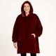 thumbnail image 4 of Poleron Frazada Polar Manta Felpa Con Capucha Mujer Hombres Polerones Unisex, 4 of 4