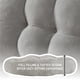 thumbnail image 3 of Juego de almohadas de suelo Degrees of Comfort, espuma viscoelástica, 22 pulgadas, gris, x2, 3 of 7