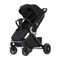 Coche De Paseo Reversible Multiposiciones By Lubabycas Negro