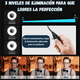 thumbnail image 5 of Camara Para Video Conferencia Webcam Con Luz Pc Streaming 2k Negro, 5 of 9