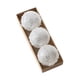 thumbnail image 3 of Juego De Adornos De Bolas Navideñas, Manualidades Para Cumpleaños, Fiestas En Interiores Y Exteriores, 8 Cm, Color Blanco, 3 of 3