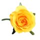 thumbnail image 1 of 10 unids rosa de seda artificial cabeza de la flor diy bouquet decoración de la boda amarillo, 1 of 5