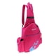 thumbnail image 2 of mochila de tenis a prueba de agua mochila resistencia a la abrasión bolsa de bádminton rosa roja, 2 of 5
