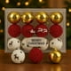 thumbnail image 2 of 12 Esferas Navideñas Bambalinas 8cm Adorno Decoración Hogar, 2 of 3