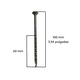 thumbnail image 5 of Tornillo Turbo Screw 14(6) - 100/60 - 100 Unidades, 5 of 5