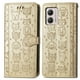 thumbnail image 1 of Funda Cartera FOXDOCK para MOTO G53 5G , Flip PU con Relieve de Gatos y Perros, Tarjetero y Soporte, 1 of 6