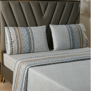 Genérico - Juego Sabanas Casatua Estampadas Etnico King