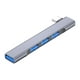 thumbnail image 3 of 4 En 1 Estación De Acoplamiento USB C Hub USB 3.0 Resistente 5Gbps Versátil De 3,6 Pulgadas De Largo, 3 of 5