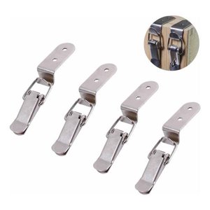 Genérico - Pack 4 Cierre Clamp Tirador Rápido Mecanismo Resorte Muebles