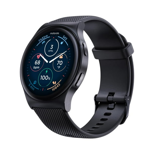 Reloj inteligente Motorola Moto Watch 120 para hombre Phantom