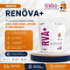 thumbnail image 2 of Pack 2un Renöva+ Colágeno Hidrolizado Peptan® con Resveratrol, Coenzima Q10, Vit y minerales 630gr, 2 of 6